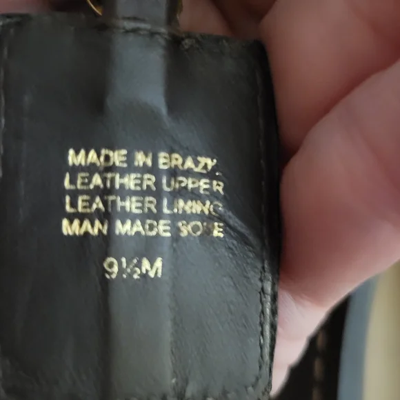 Tory Burch Brown Leather Sandals with Turquoise Stones - Picture 4 of 4